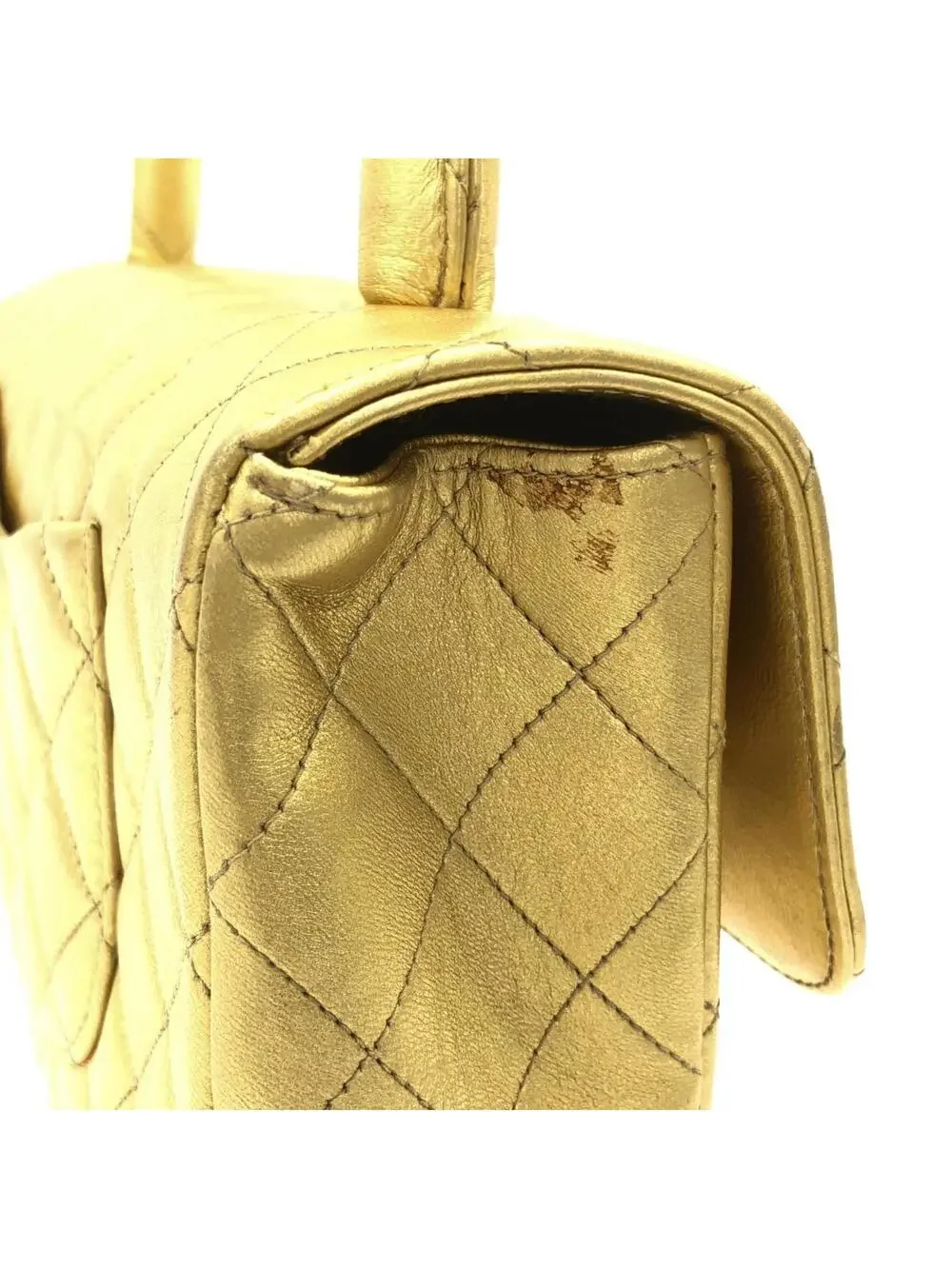 Chanel Vintage Twin Top Handle Flap Bag #251706C49B